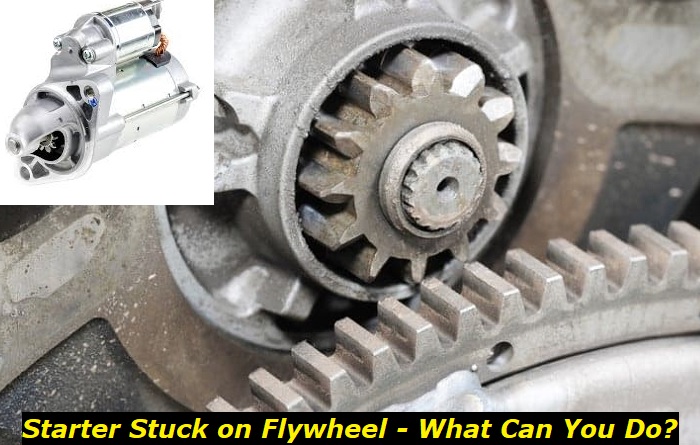 starter stuck on flywheel